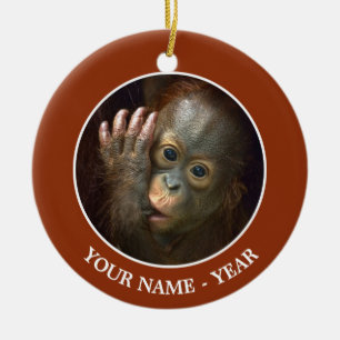 Orang-Utan Keramik Ornament