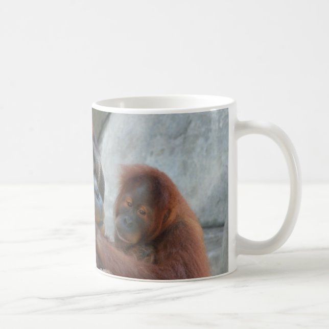 Orang-Utan Liebe Kaffeetasse (Rechts)