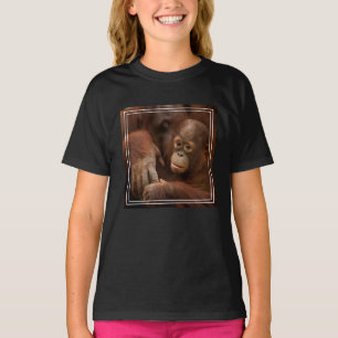 Orang-Utan-Mutter und Baby im Zoo T-Shirt