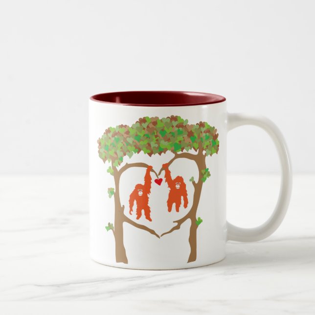 Orang-Utan Tasse (Rechts)
