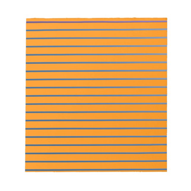 Orange 5,5" x 6" Notepad - 40 Seiten Notizblock (Vorderseite)