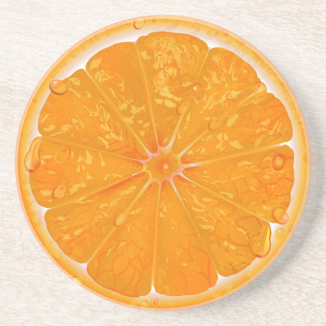 ORANGE 6 GETRÄNKEUNTERSETZER (Vorne)