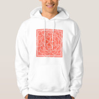 Orange abstrakte Blume