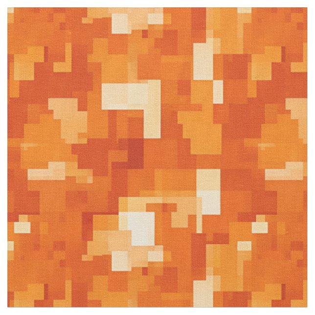 Orange-Abstrakte Farbtöne Stoff (Nahaufnahme)
