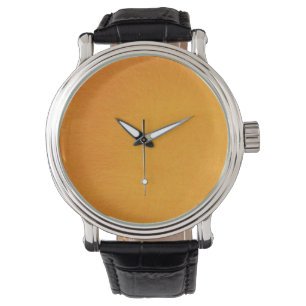 Orange Abstrakte Malerei Armbanduhr