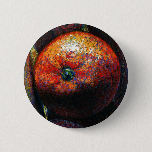 Orange Abzeichen Button (Vorderseite)