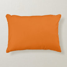 Orange Accent Pillow 16 Zoll x 12 Zoll