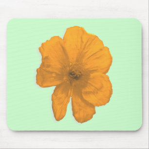 Orange Aid/PopArt-Blume Mousepad