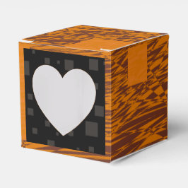 Orange Alert Floor abstrakte Halloween-Blackbox Geschenkschachtel