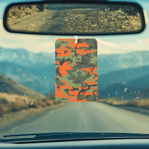 Orange and Green Camouflage, Militär, Armee Autolufterfrischer