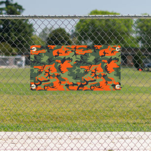 Orange and Green Camouflage, Militär, Armee Banner