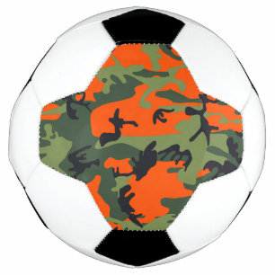 Orange and Green Camouflage, Militär, Armee Fußball