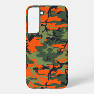 Orange and Green Camouflage, Militär, Armee Samsung Galaxy Hülle