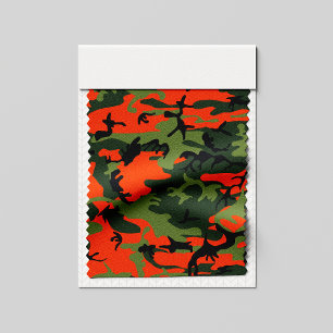 Orange and Green Camouflage, Militär, Armee Stoff