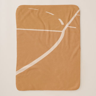 Orange and white basketball court lines sherpadecke
