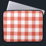 Orange and White Gingham Pattern Laptopschutzhülle<br><div class="desc">Die rotorangen, hellorangen und weißen Quadrate bilden ein gewagtes, Buffalo-kariertes oder Gingham-Muster. Das Weiß ist transparent, sodass Sie es ändern können, wenn Sie möchten. Klicken Sie einfach auf den Knopf "Anpassen" und wählen Sie dann in der Sidebar die Option "Printed Background Color" aus. Wenn Sie fertig sind, klicken Sie auf...</div>
