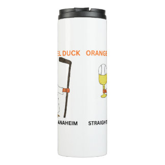 Orange Angel Duck 24oz Wasserflasche Thermosbecher