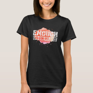 Orange Anti Gun Enough End Gun Gewalt Cont T-Shirt