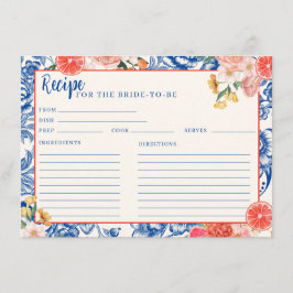 Orange Aperol Spritz Brautparty Rezept Card Begleitkarte