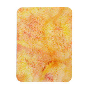 Orange Aquarell-Hintergrund Magnet