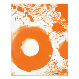 Orange Art Print Fotodruck