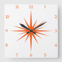 Orange Atomnummer Mitte des Jahrhunderts Sternexpl