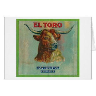 Orange Aufkleber EL Toro