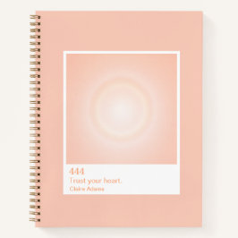 Orange Aura Swatch Engelzahl Notizbuch