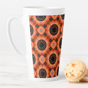 Orange Autumn Blume Milchtasse