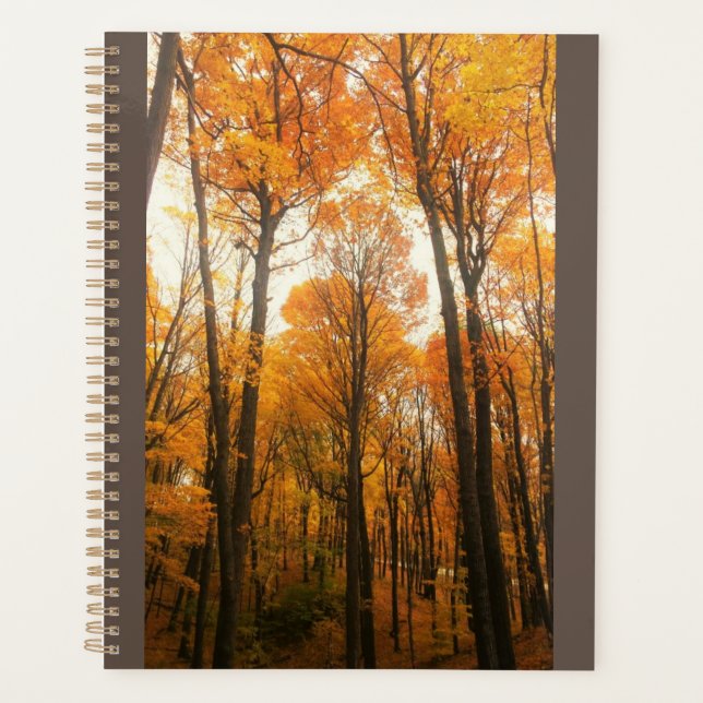 Orange Autumn Forest Planer (Vorderseite)