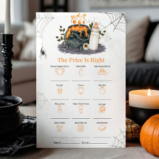 Orange Baby braut Milch The Price is Right Spiel