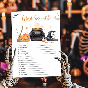 Orange Baby bricht Word Scramble Game