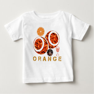 orange baby t-shirt
