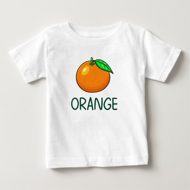 Orange Baby T-shirt (Vorderseite)