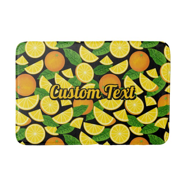 Orange Background Badematte (Vorderseite)