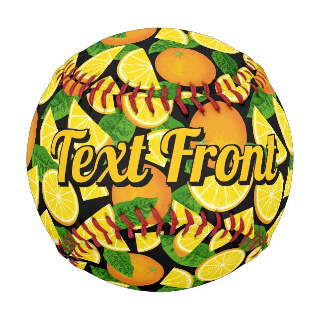 Orange Background Baseball (Vorderseite)