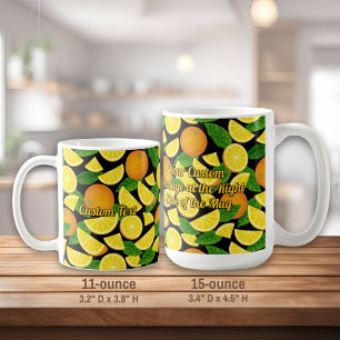Orange Background Kaffeetasse
