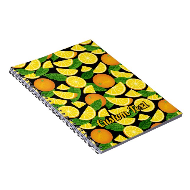 Orange Background Notizblock (Rechte Seite)