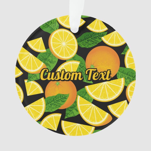 Orange Background Ornament (Vorderseite)