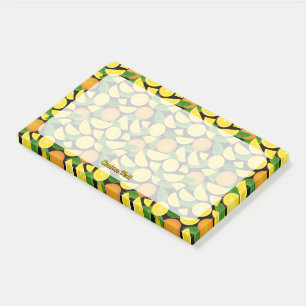 Orange Background Post-it Klebezettel