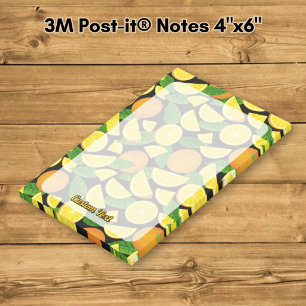 Orange Background Post-it Klebezettel