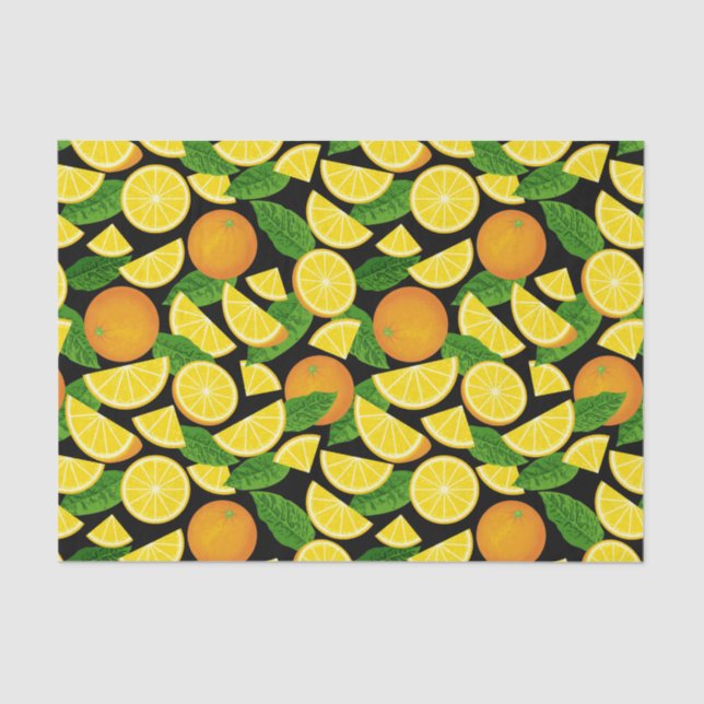 Orange Background Seidenpapier (Vorderseite)