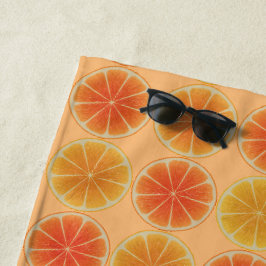 Orange Badetuch