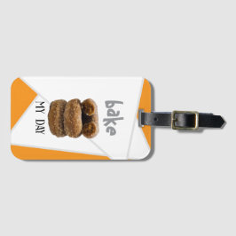 Orange Bake My Day Gepäckanhänger