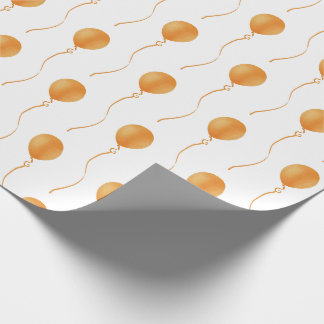 Orange balloon Gift Wrapping Paper - Cadeaupapier Geschenkpapier