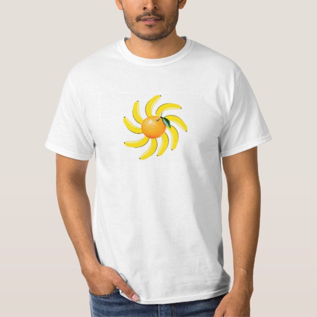 Orange Banane T-Shirt (Vorderseite)