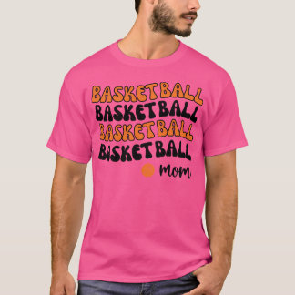 Orange Basketball Mama T-Shirt