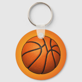 Orange Basketball Texture Keychain Schlüsselanhänger