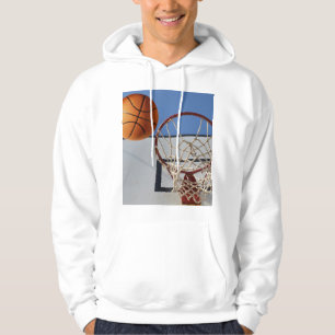 Orange Basketball wird Punkte sammeln. Hoodie