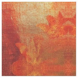 Orange Batik Stoff